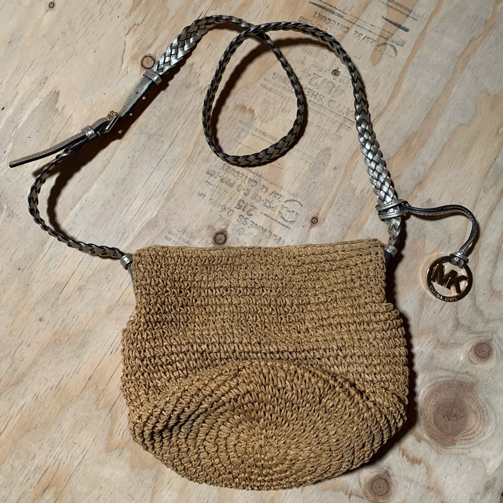 Michael Kors Braided Shoulder strap woven bag